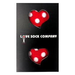 Red Line Groomsmen Wedding Dress Socks - LOVE SOCK COMPANY