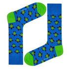 Turtle Colorful Novelty Socks Blue (Unisex) - LOVE SOCK COMPANY