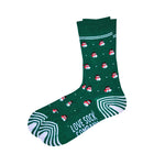 Snowman Women's Fun Christmas Novelty Dress Socks Green Love Sock Company (W) - LOVE SOCK COMPANY