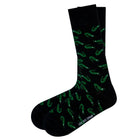 Alligator Novelty Socks Black (Unisex) - LOVE SOCK COMPANY