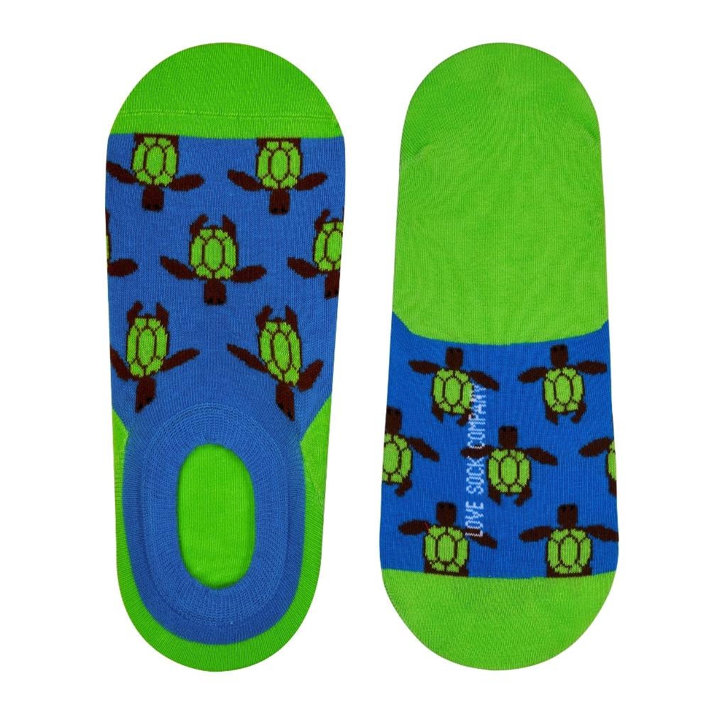 Turtle No-Show Socks (Unisex) - LOVE SOCK COMPANY