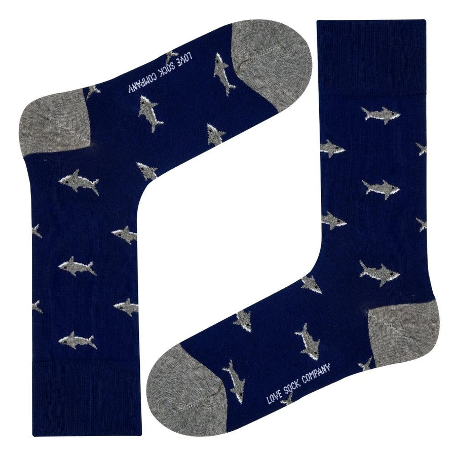 Shark Crew Socks (W) - LOVE SOCK COMPANY