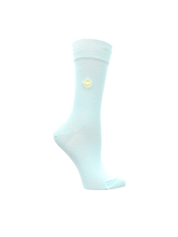 Baby Blue Solid Socks (W) - LOVE SOCK COMPANY