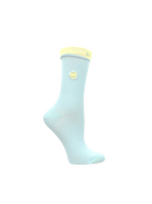 Baby Blue Solid Socks (W) - LOVE SOCK COMPANY