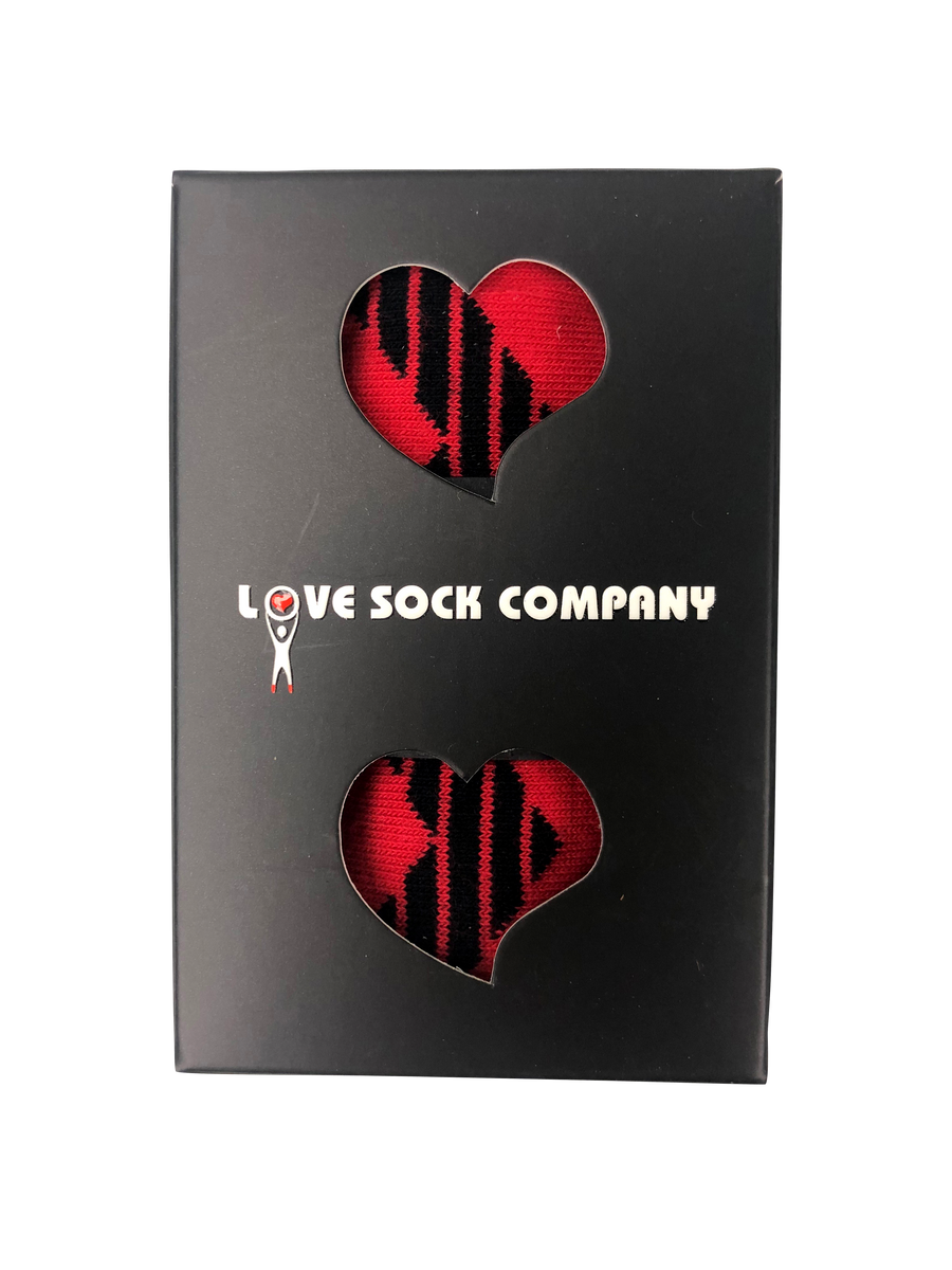 Zig Zag Red Box (1) - LOVE SOCK COMPANY