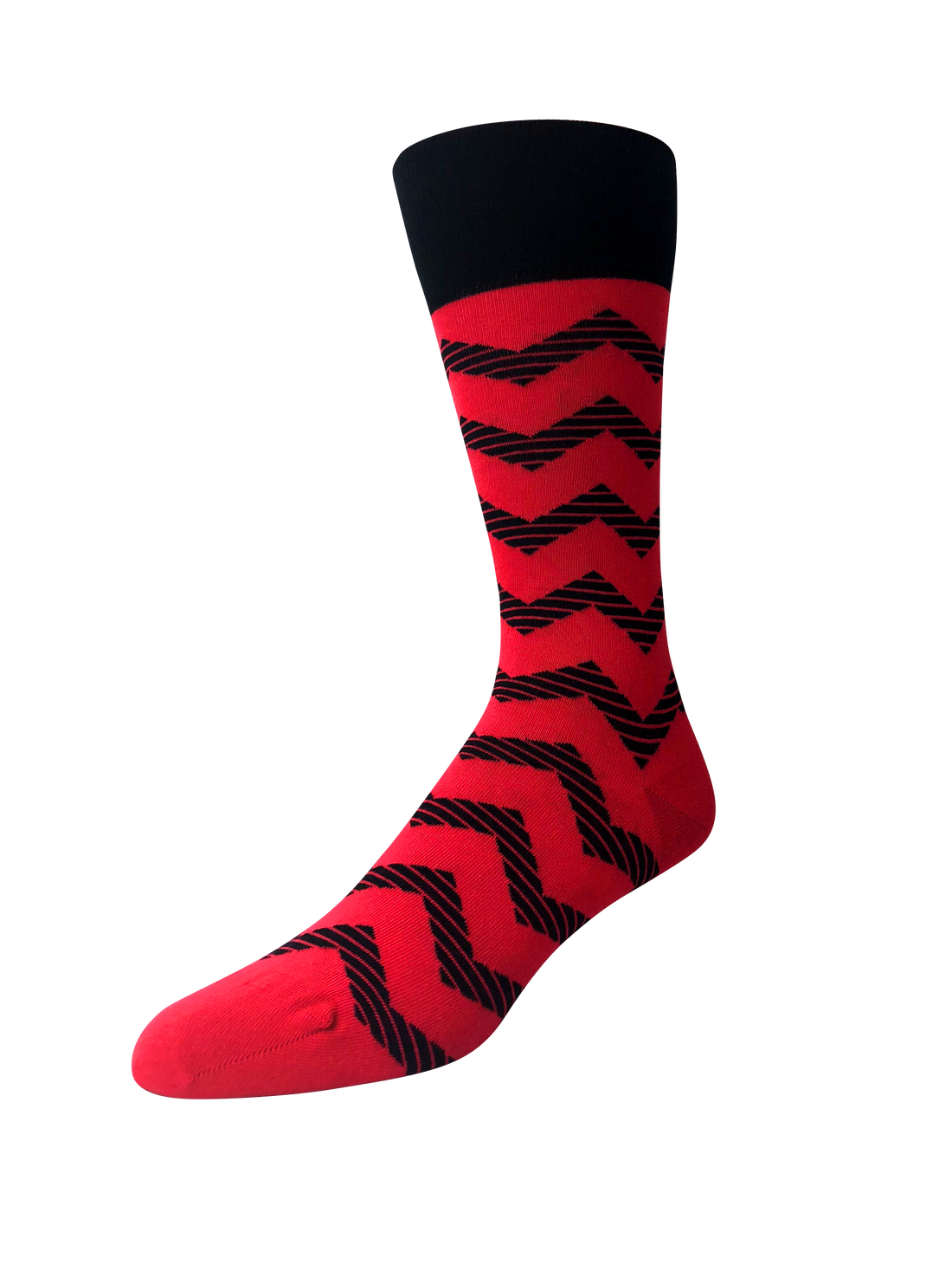 Zig Zag Red Box (1) - LOVE SOCK COMPANY