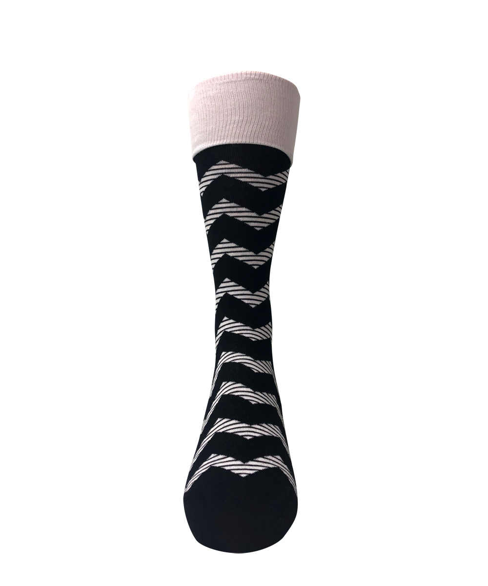 Zig Zag Black Box (1) - LOVE SOCK COMPANY