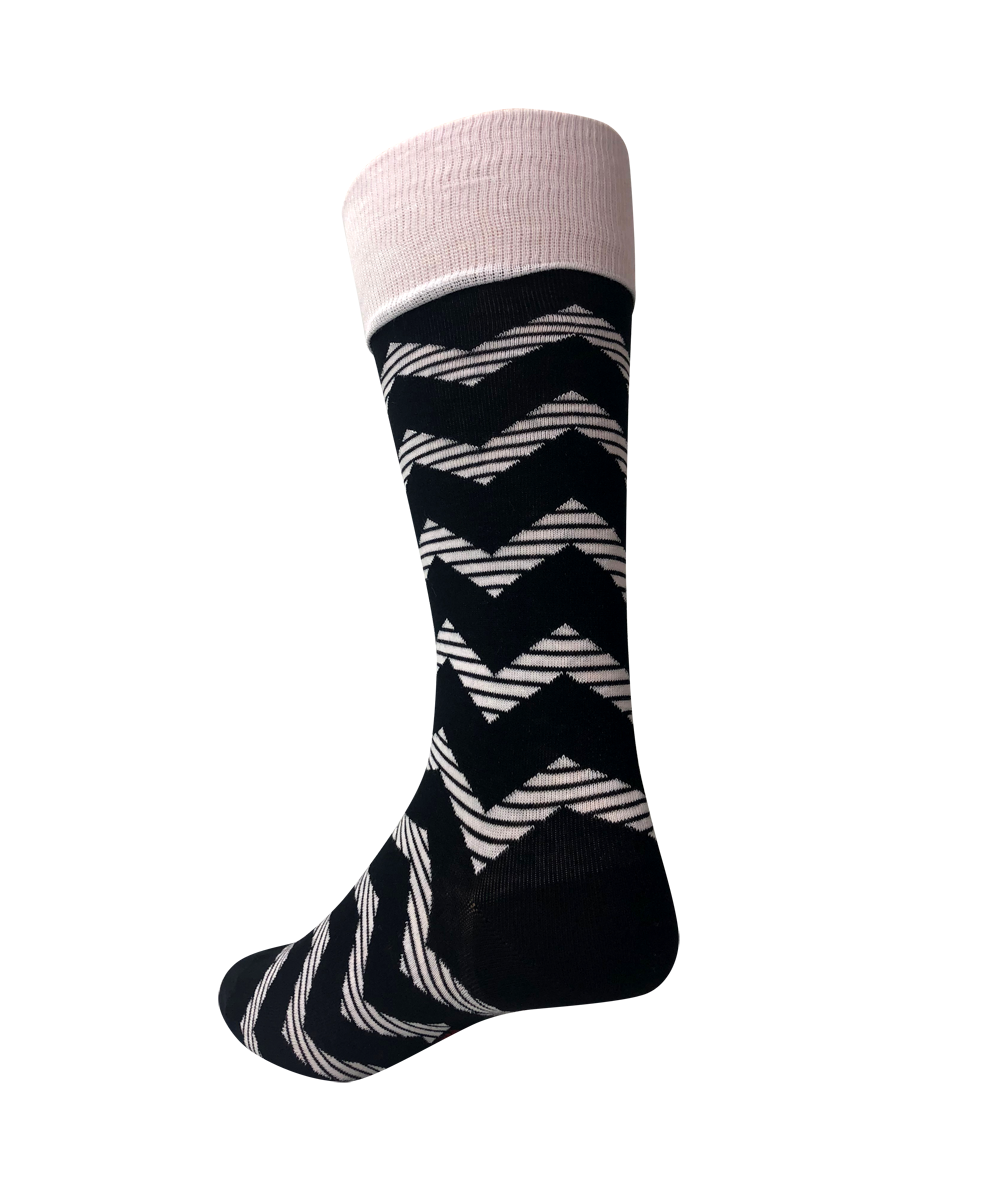 Zig Zag Black Box (1) - LOVE SOCK COMPANY