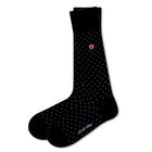 Biz Dots Men's Polka Dot Premium Dress Socks Black Love Sock Company (M) - LOVE SOCK COMPANY