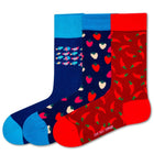 Love Sock Company 3 Pair Funky Women's Novelty Crew Dress Socks Chili Fish - LOVE SOCK COMPANY