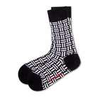 Domino Women's Crew Socks (W) - LOVE SOCK COMPANY