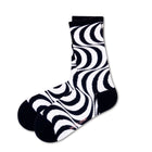 Love Sock Company Swirl Stripes Hypnotic Socks (W) - LOVE SOCK COMPANY