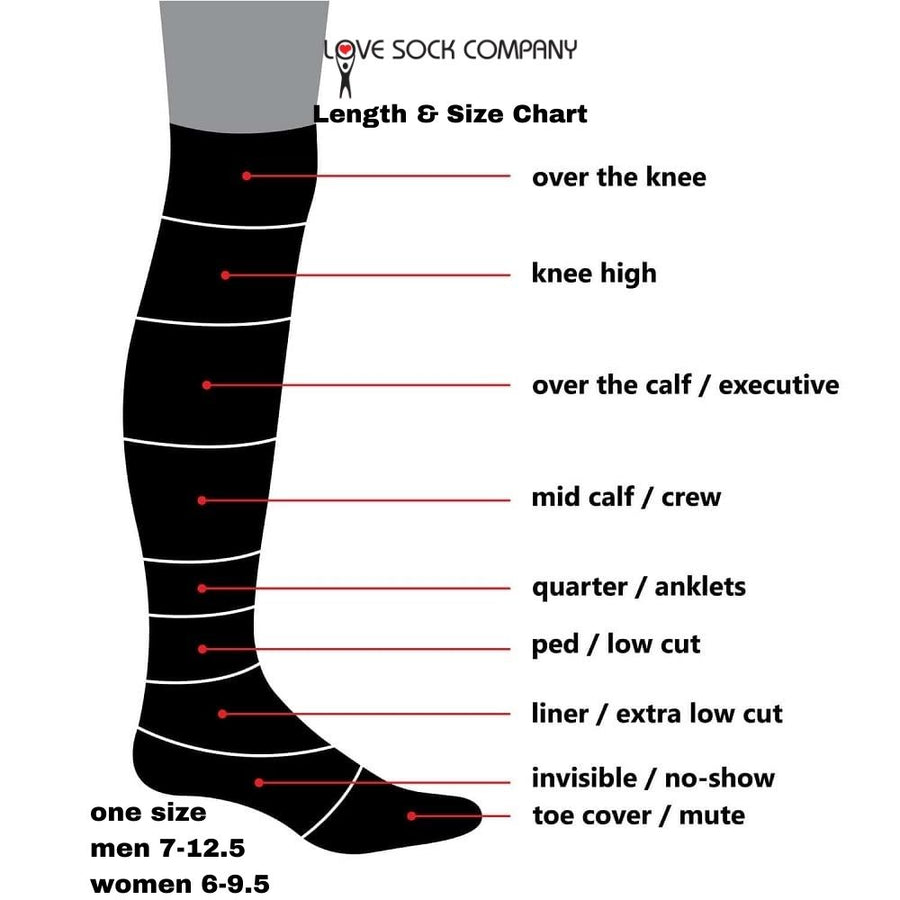 Love Sock Company 3 Pair Colorful Funky Women's Quarter Crew Dress Socks Polka Stars Black - LOVE SOCK COMPANY