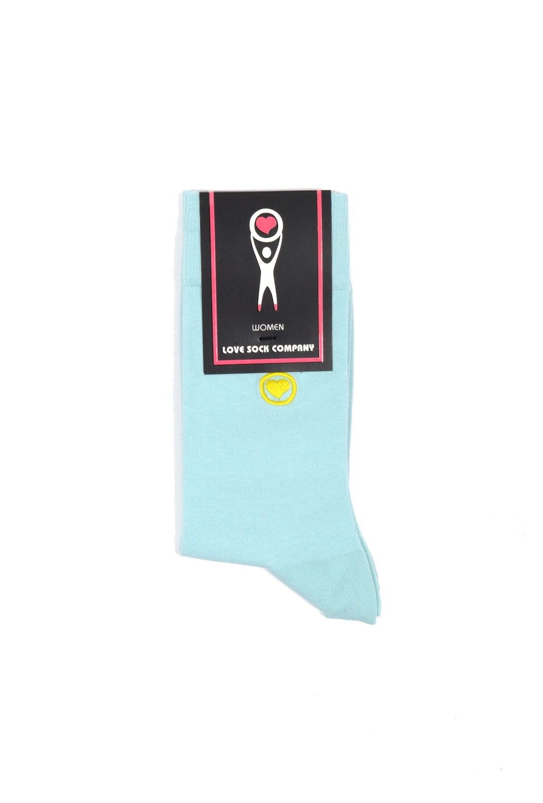 Baby Blue Solid Socks (W) - LOVE SOCK COMPANY