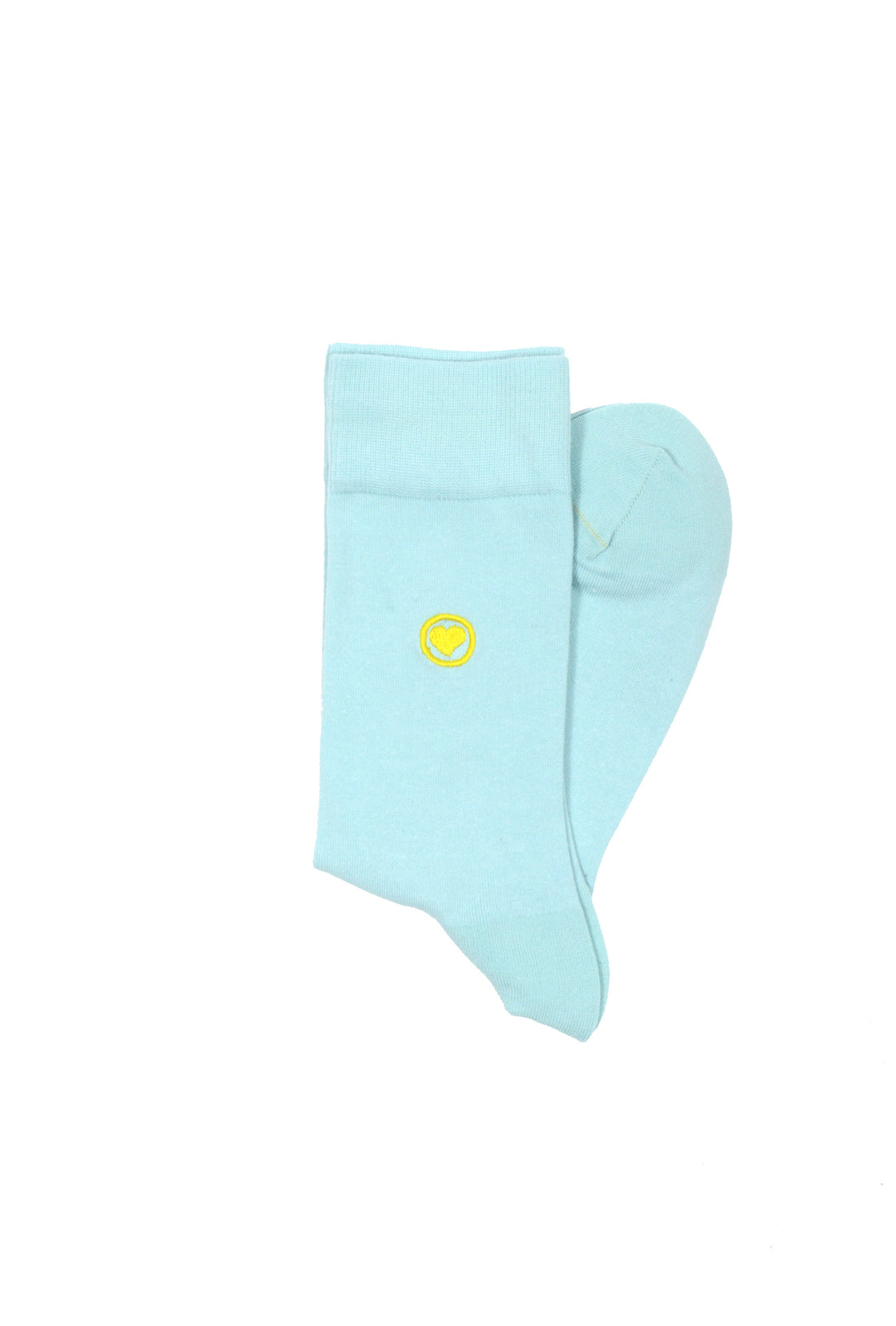 Baby Blue Solid Socks (W) - LOVE SOCK COMPANY