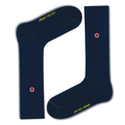 Navy Blue Solid Socks (M) - LOVE SOCK COMPANY