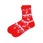 Christmas Reindeer Red Novelty Dress Socks Love Sock Company (W) - LOVE SOCK COMPANY