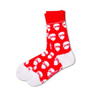 Santa Clause Christmas Socks Red (W) - LOVE SOCK COMPANY