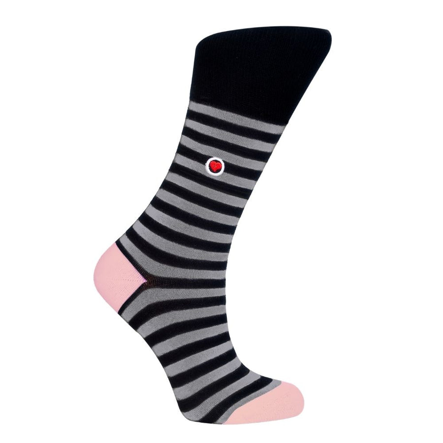 Simplicity Socks Gray (W) - LOVE SOCK COMPANY
