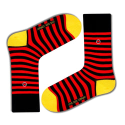 Simplicity Socks Red (W) - LOVE SOCK COMPANY